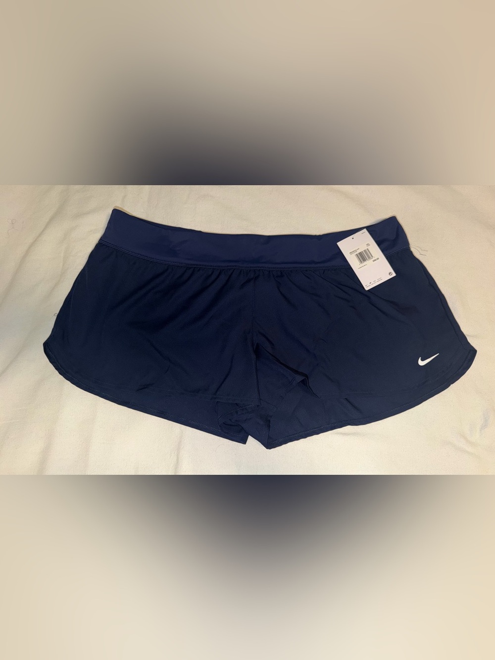 NWT Nike Women's Navy Athletic Running Shorts with Liner SIZE XXL